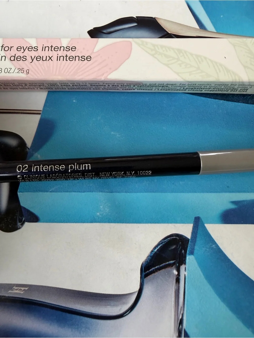 Clinique Quickliner Intense Liner For Eyes #02 INTENSE PLUM W Smudger Eyeliner